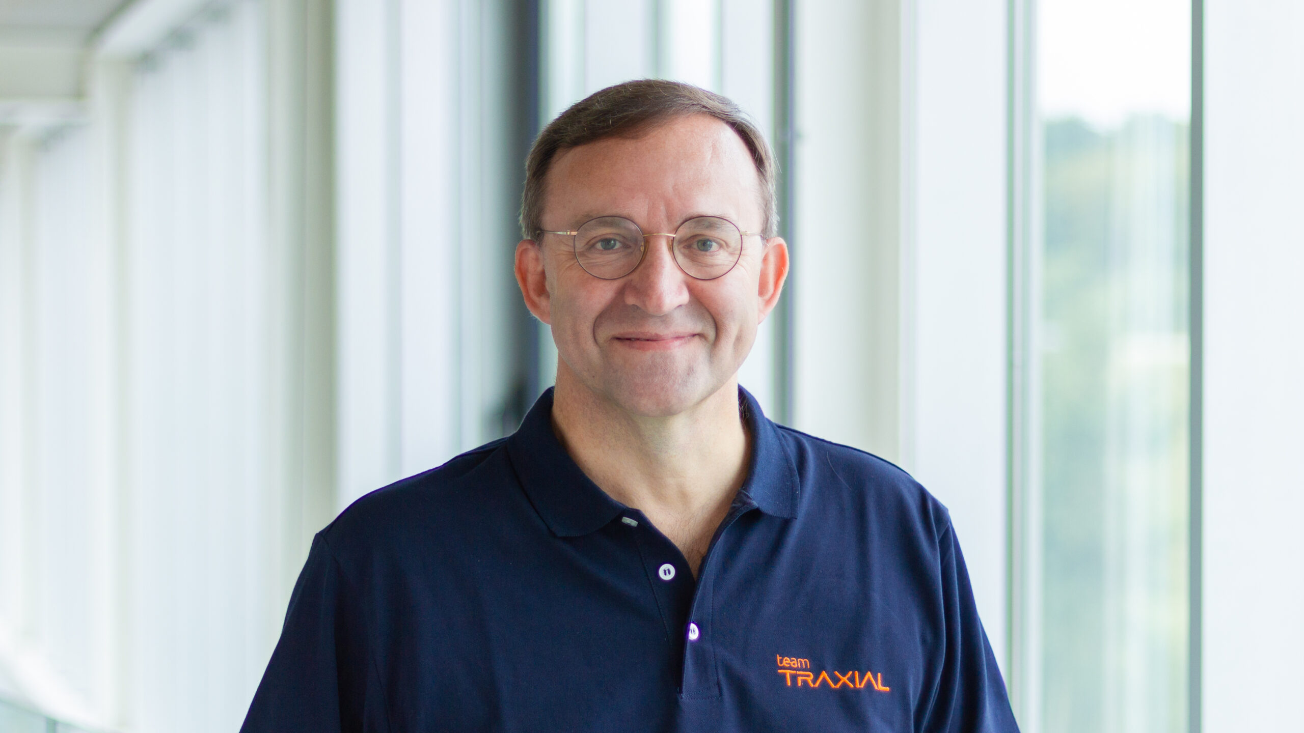 Portrait of Marc Beulque, CEO of Traxial BV
