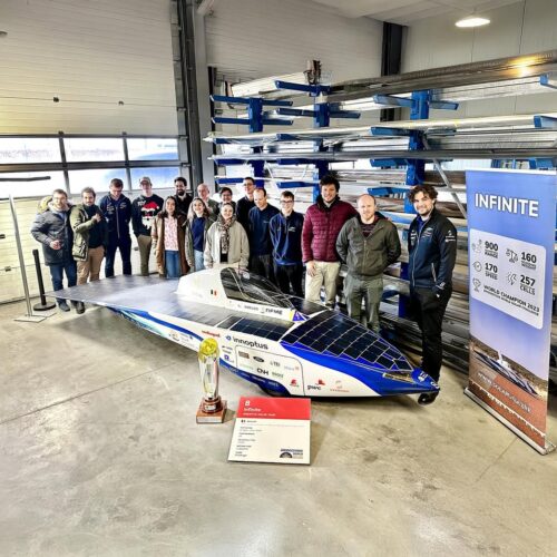Belgian Solar Champions Bring Award-Winning “Infinite” To Traxial HQ During Victory Tour